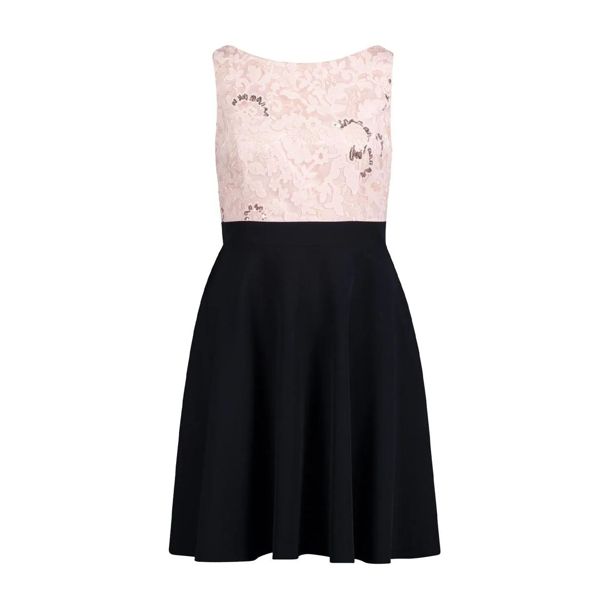 Elegantes Kleid mit Spitze und ausgestelltem Rock