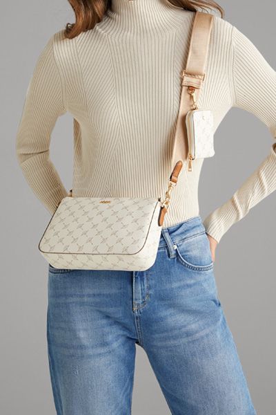 Joop! Cortina Jasmina Schultertasche Offwhite Cornflower Allover Print