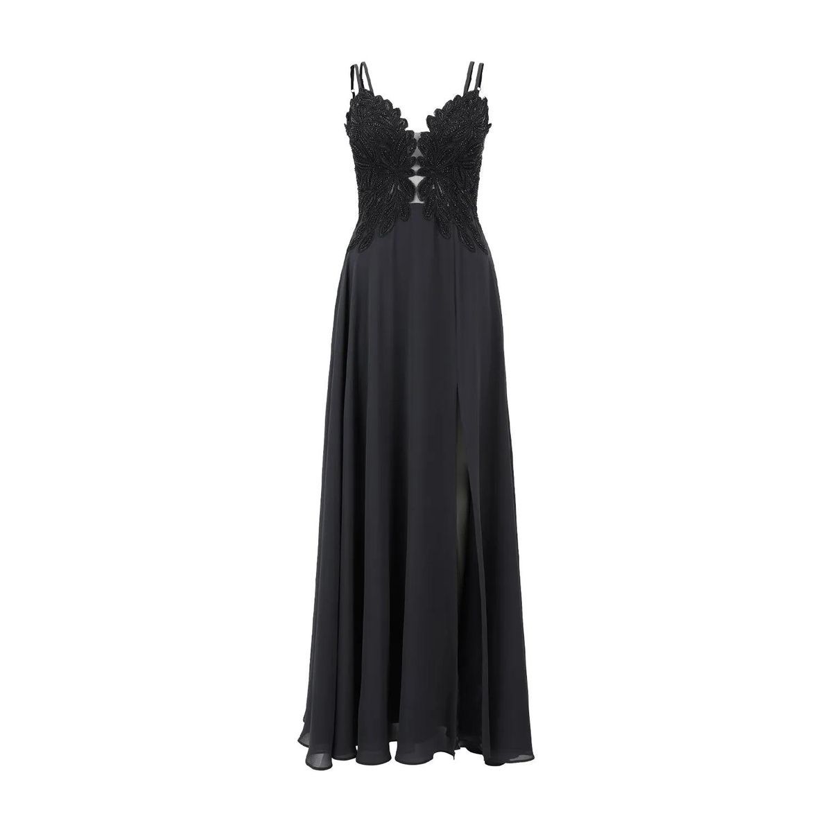 Elegantes Maxikleid mit Spitzenoberteil