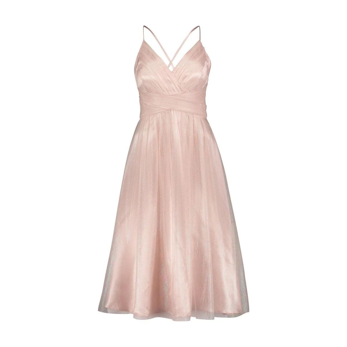 Elegantes Tüll-Midikleid mit Trägern