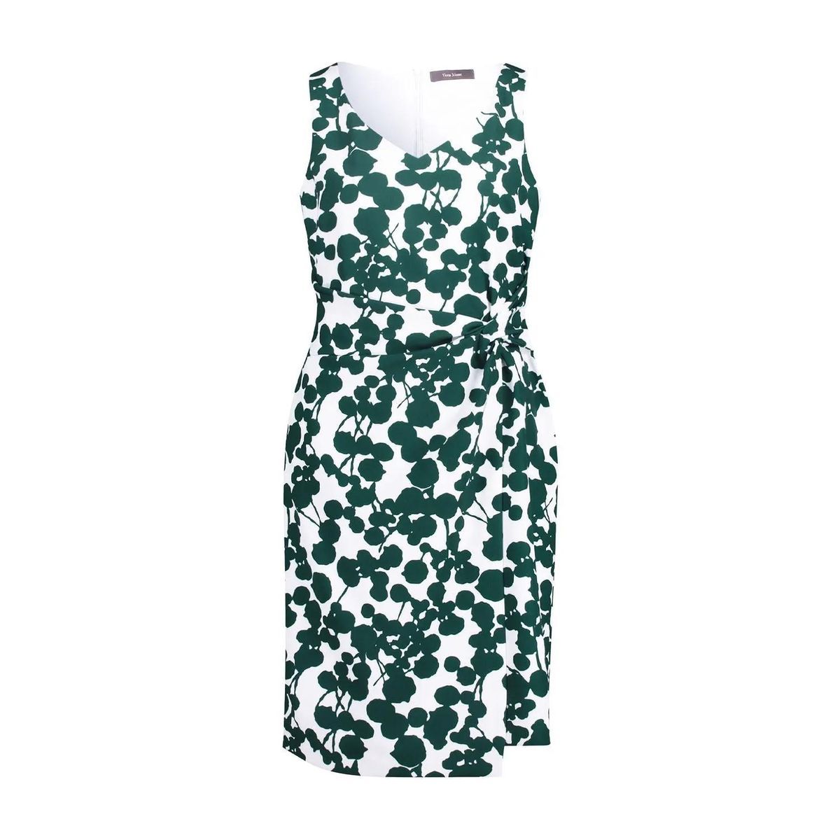 Gemustertes ärmelloses Cocktailkleid