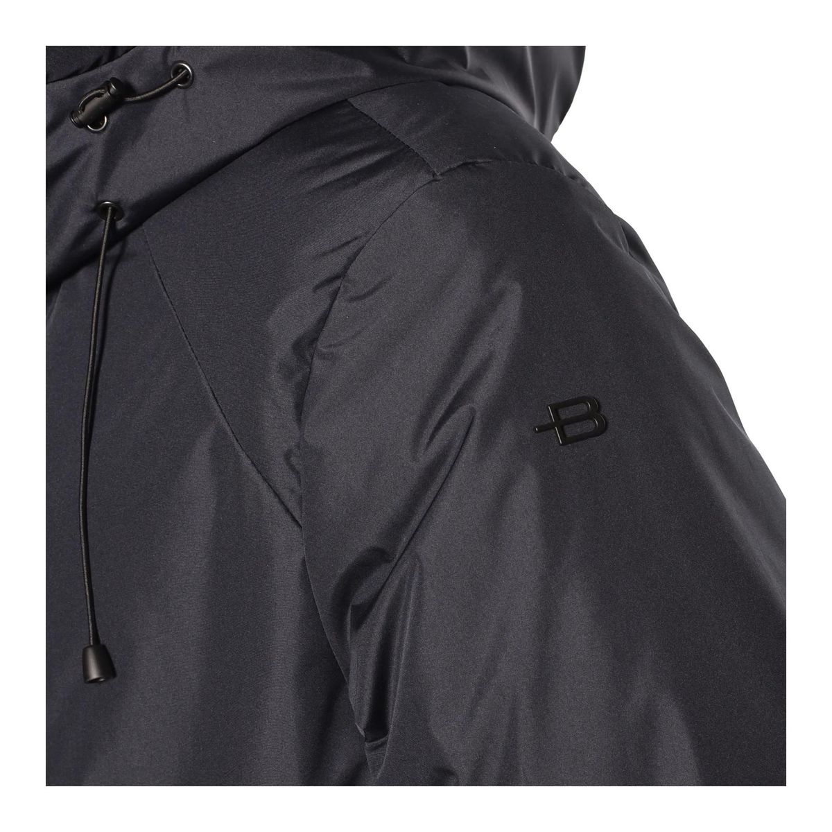 Kapuzen-Steppdaunenjacke