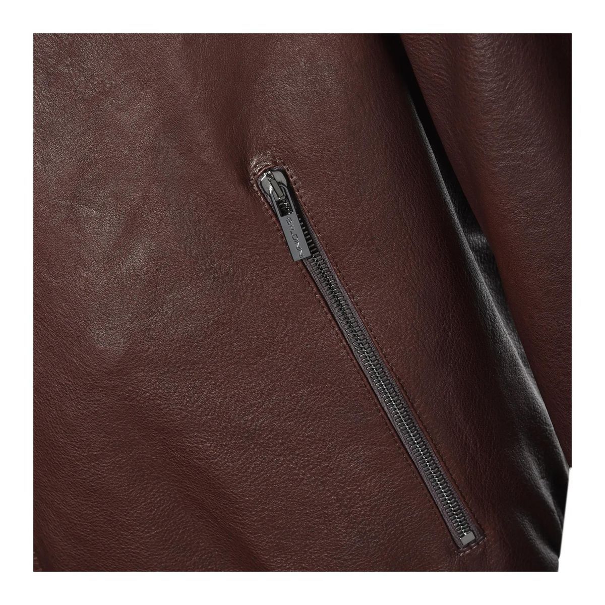 Klassische Leder Bomberjacke