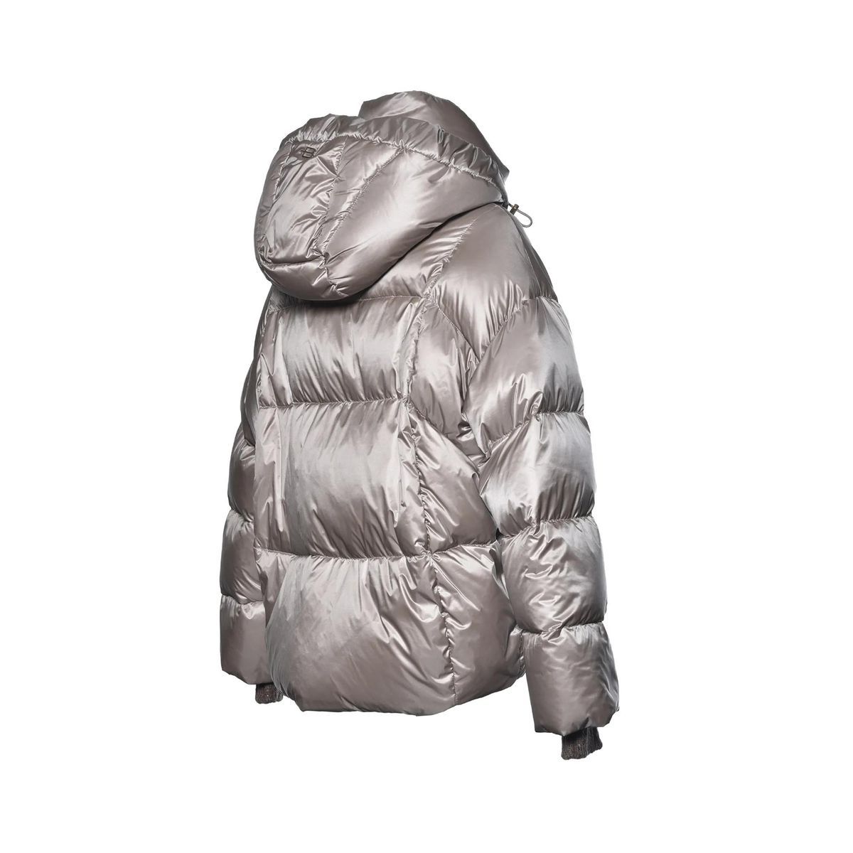 Gepolsterte Daunenjacke mit Kapuze