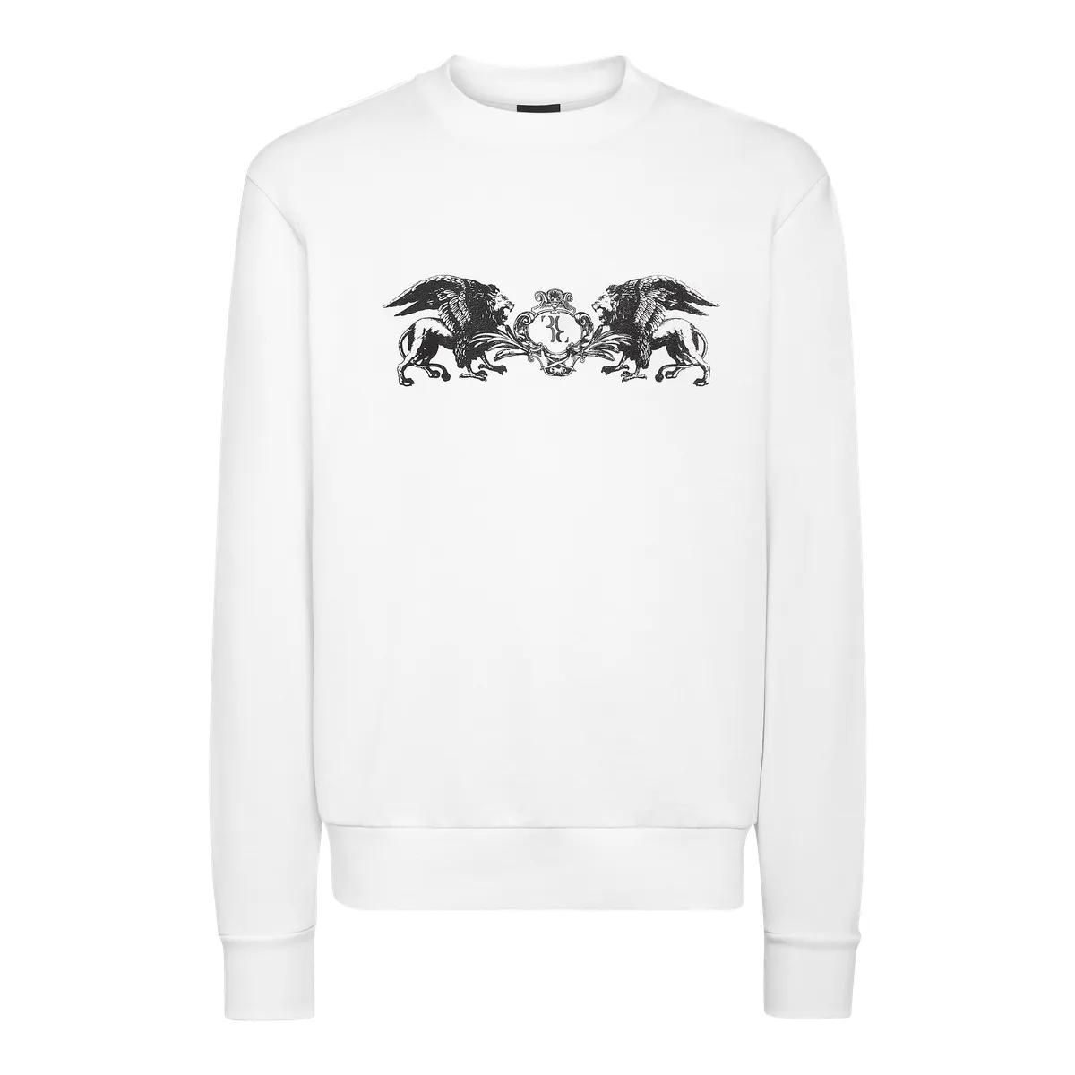 Baumwoll-Sweatshirt mit Grafikprint