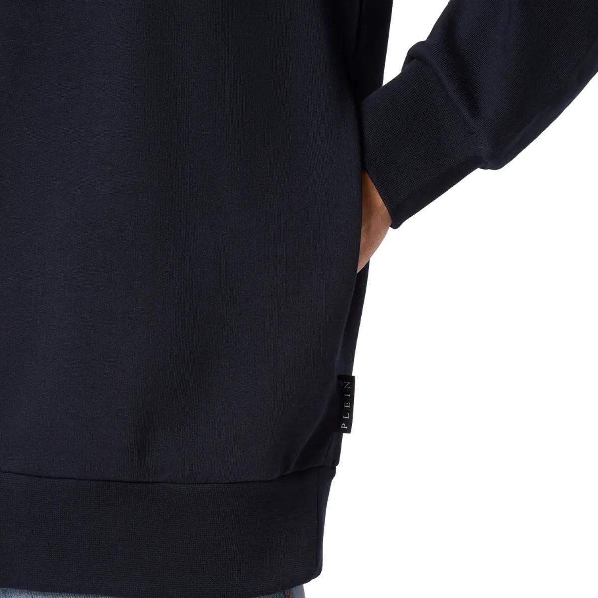 Iconic Plein Baumwoll-Hoodie-Sweatshirt