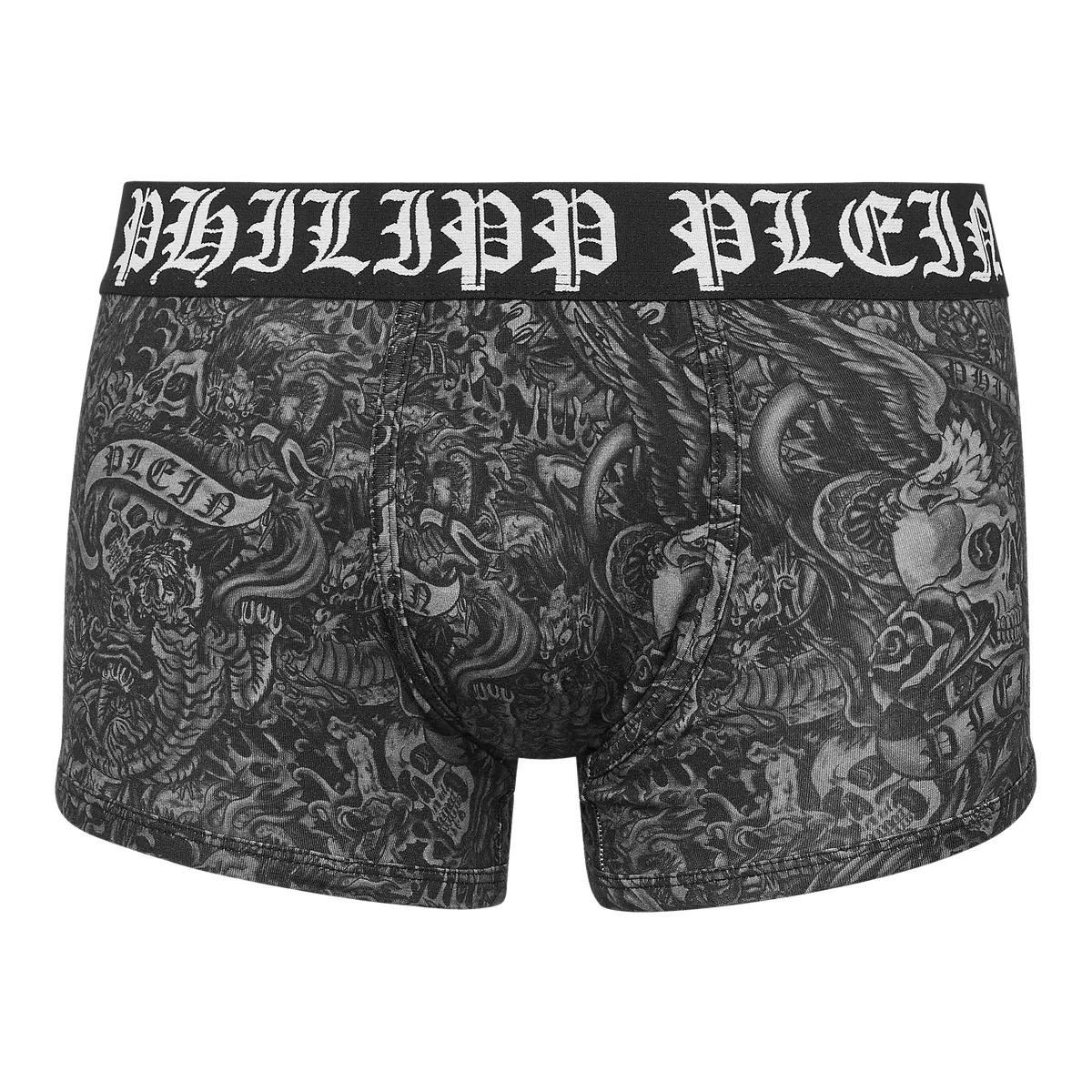 Stretch Boxershorts mit Tattoo-Print