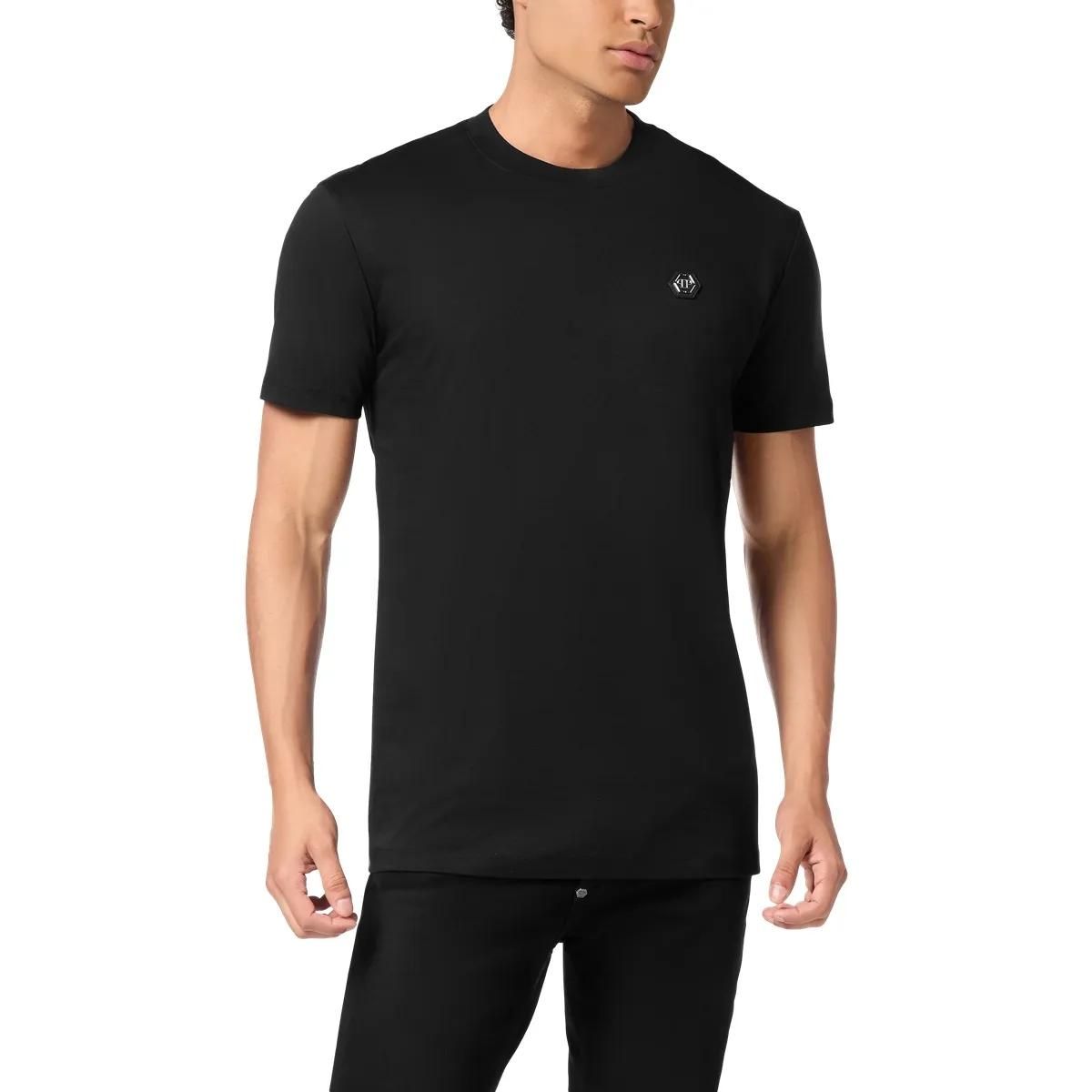 Klassisches Jersey-T-Shirt mit Rundhalsausschnitt
