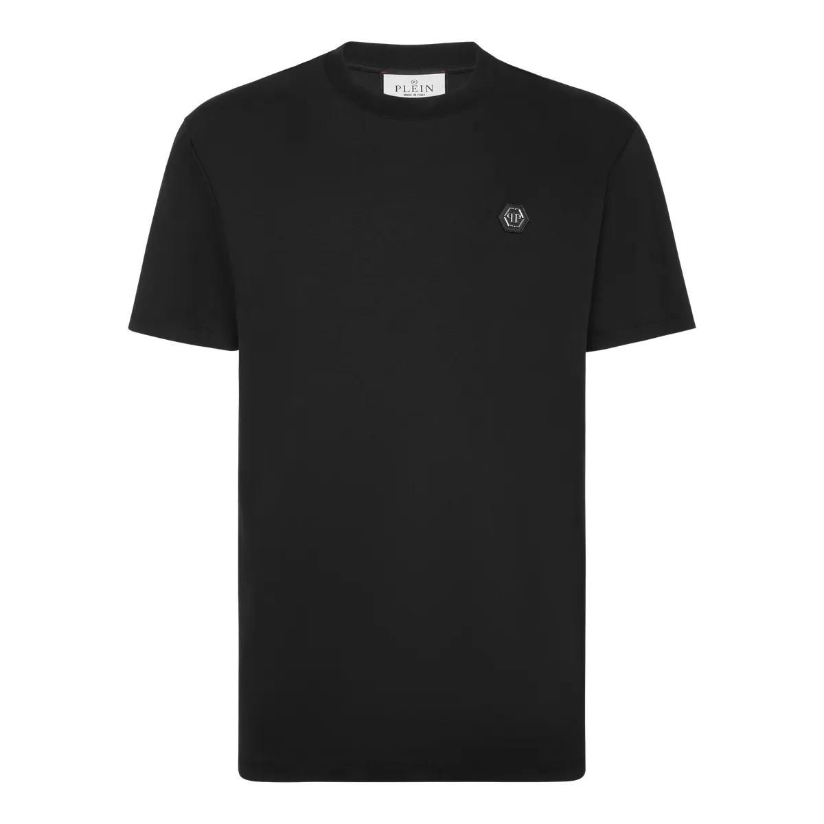 Klassisches Jersey-T-Shirt mit Rundhalsausschnitt