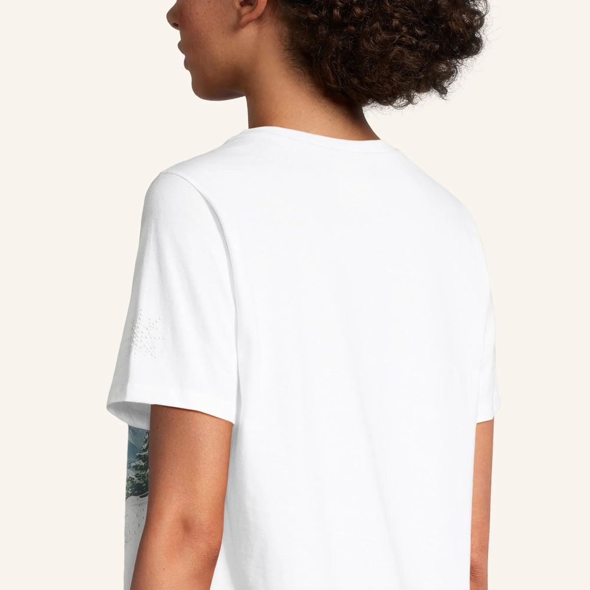 Baumwoll-T-Shirt mit Grafikprint