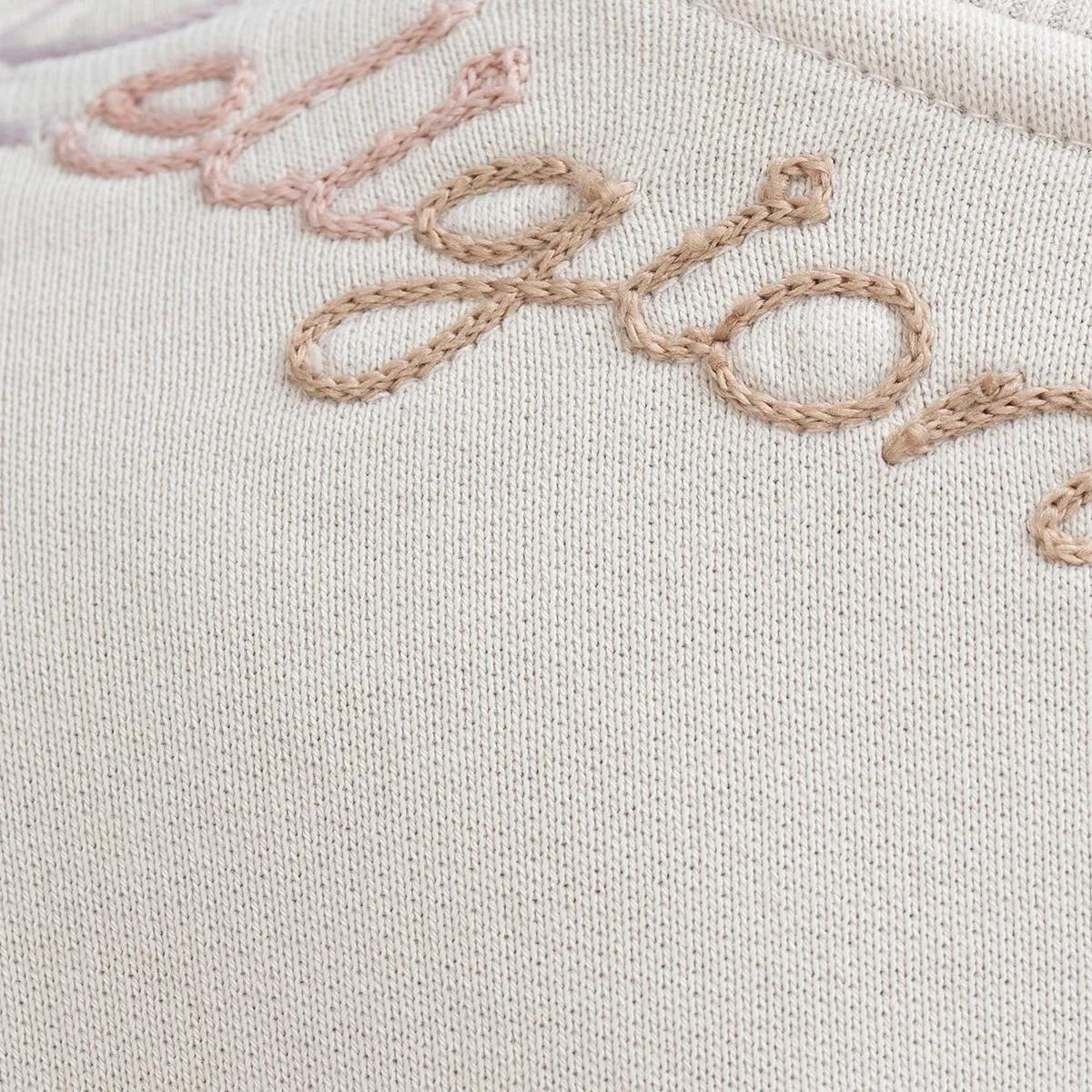 Sweatshirt mit Stickdetail und lockerer Passform