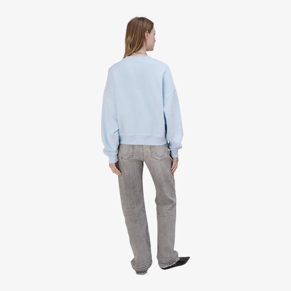 Oversized Sweatshirt mit Rodeo-Grafik