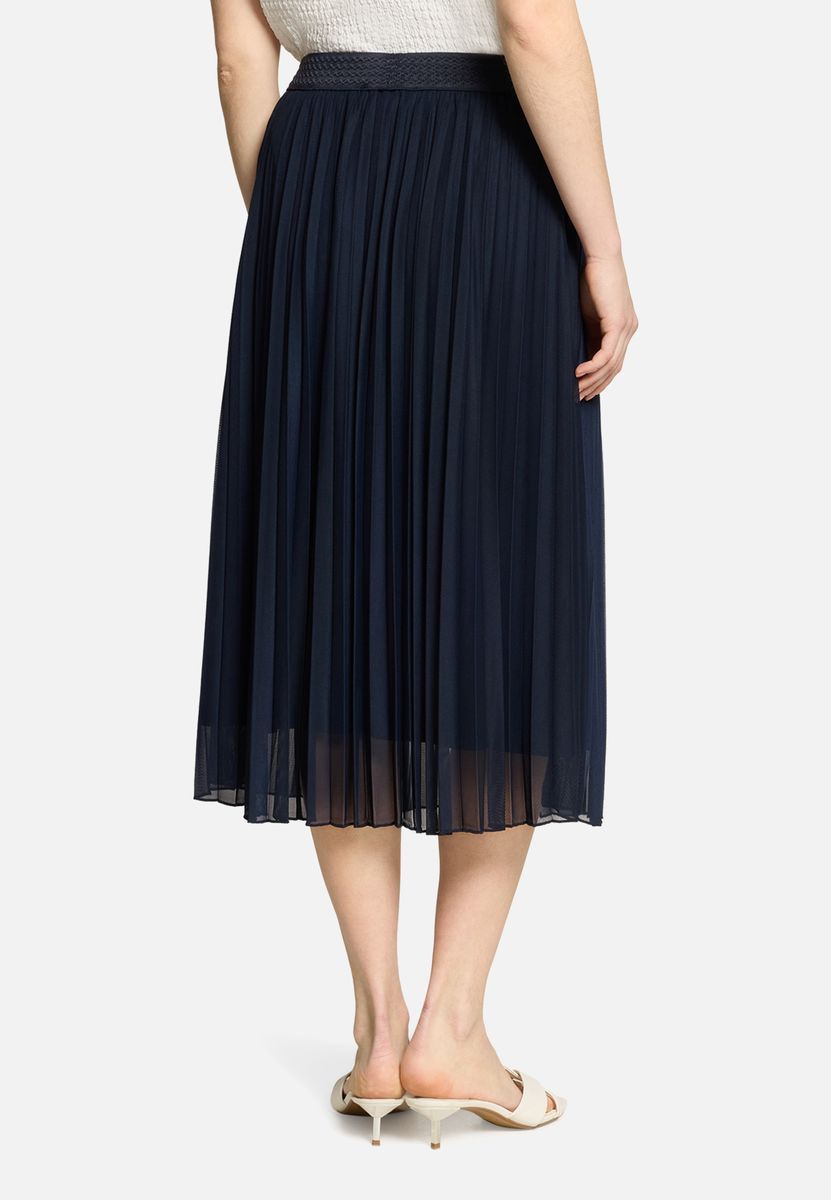 Eleganter Plissee-Midi-Rock