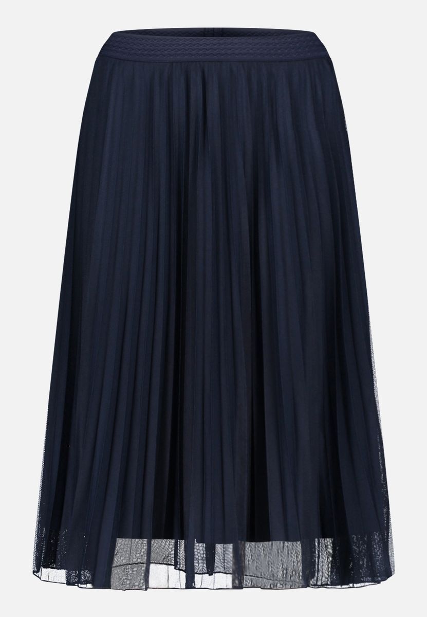 Eleganter Plissee-Midi-Rock