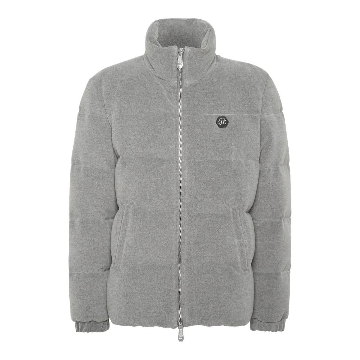 Daunenjacke aus Wollmischgewebe