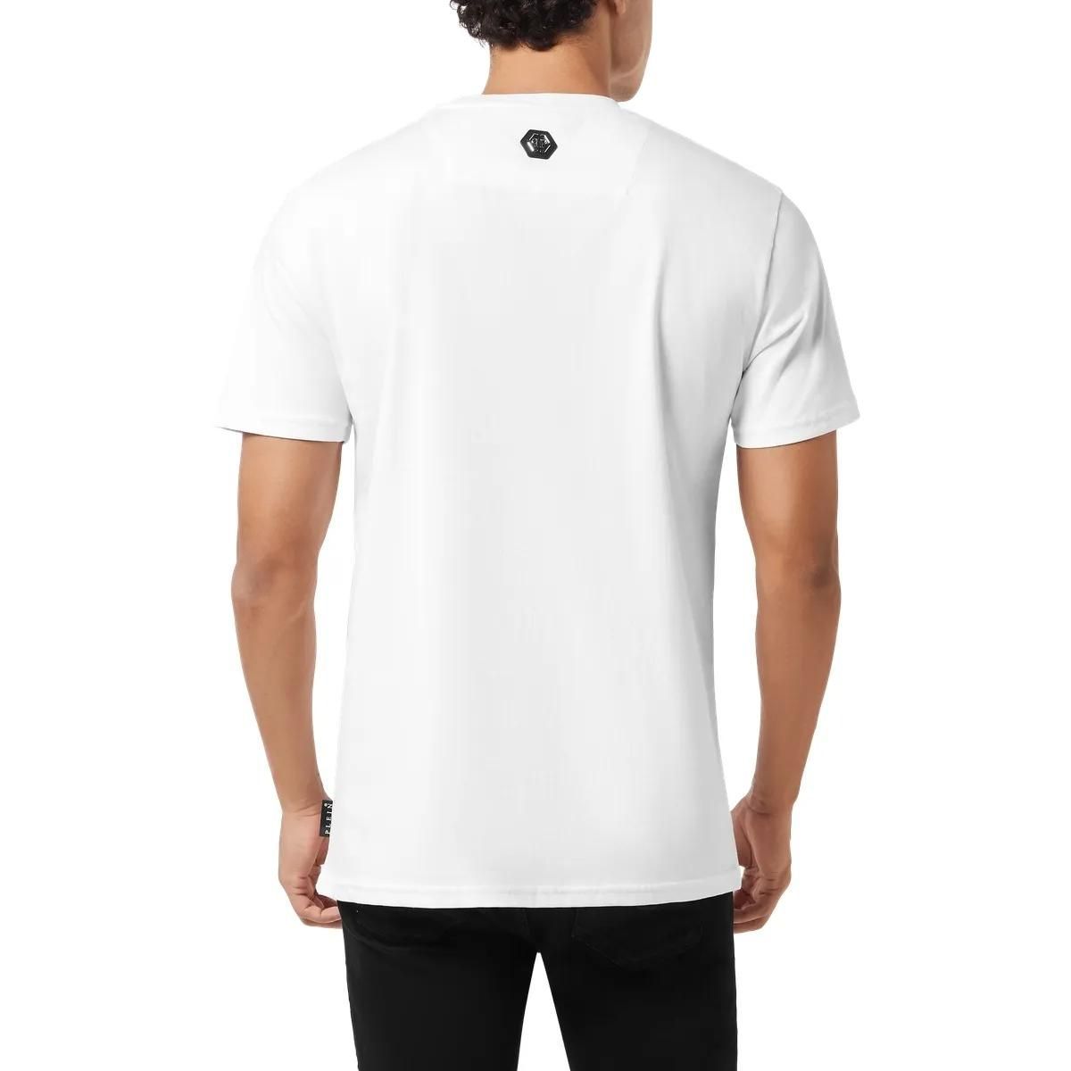 T-Shirt mit Bulldog-Grafikdruck und Rundhalsausschnitt