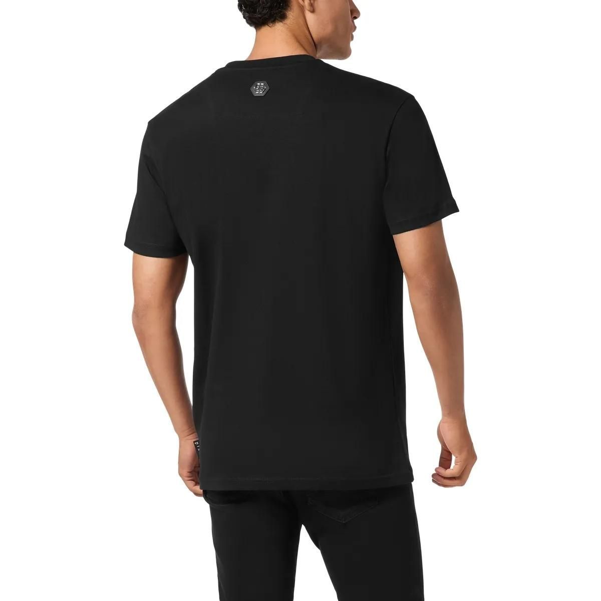 Baumwoll T-Shirt mit Grafikprint