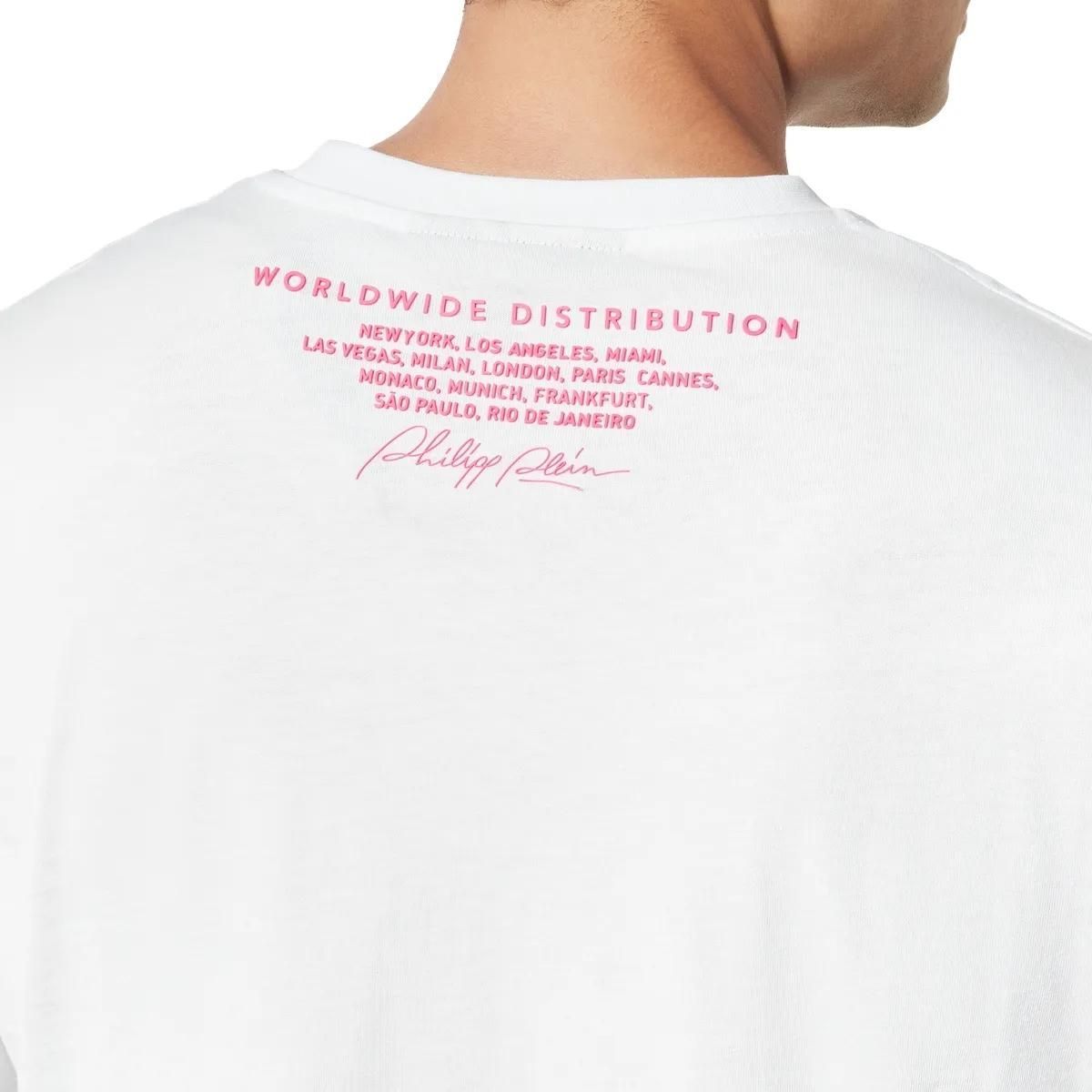 Langärmliges Baumwoll-T-Shirt mit Grafikprint