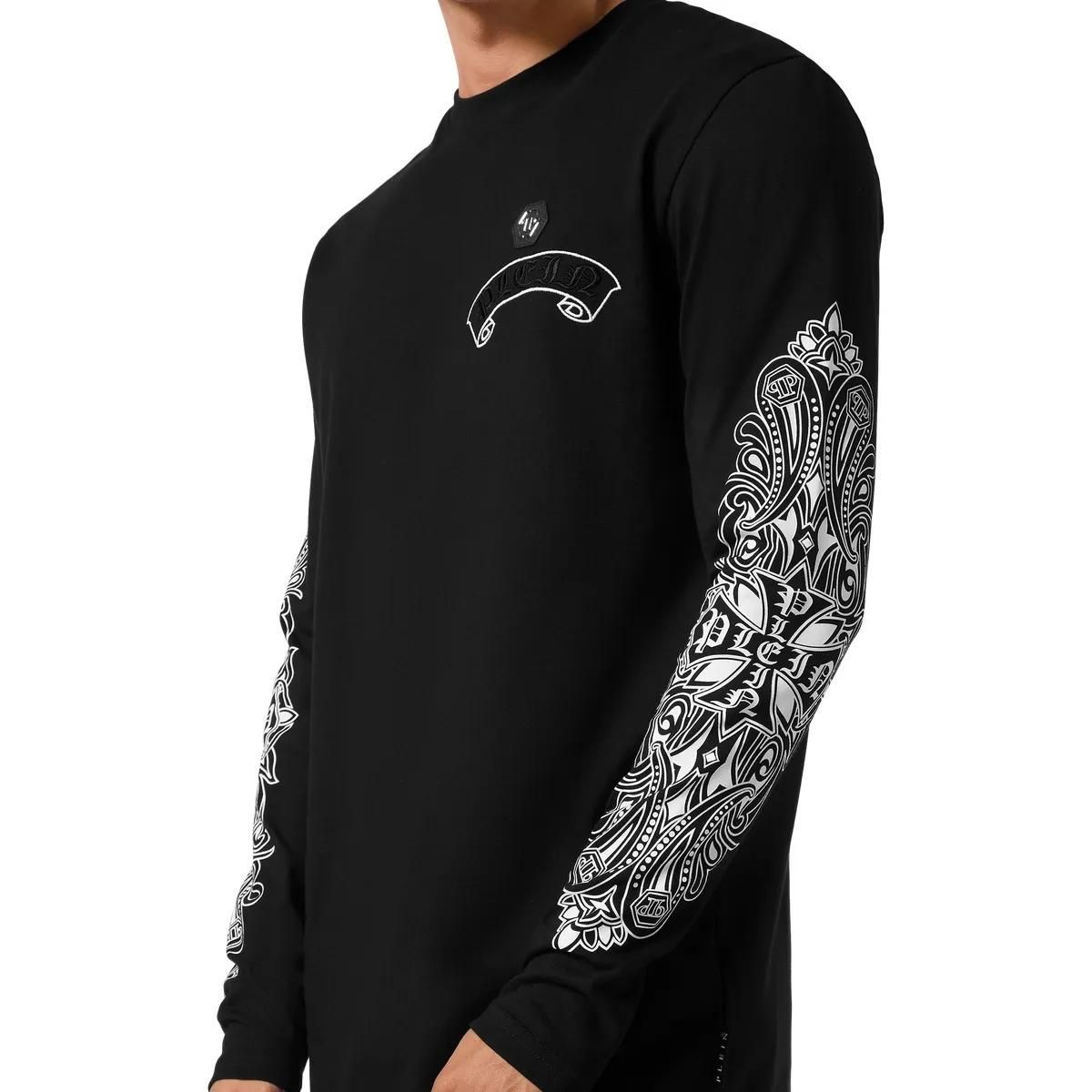 Langärmeliges T-Shirt mit Grafikprint