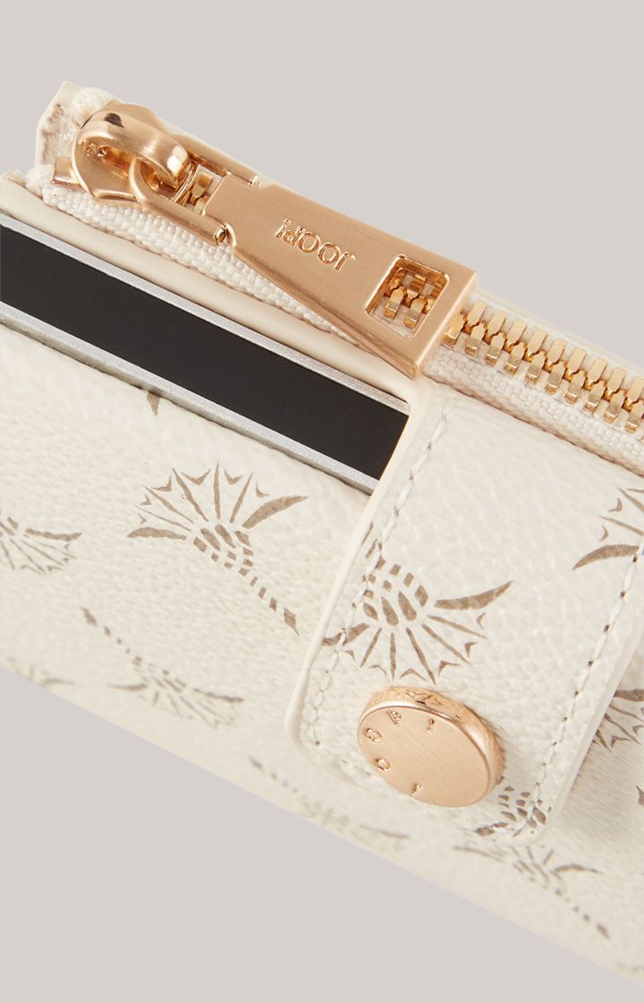 JOOP! Cortina C-Four Kartenetui Off-White Cornflower Allover Muster