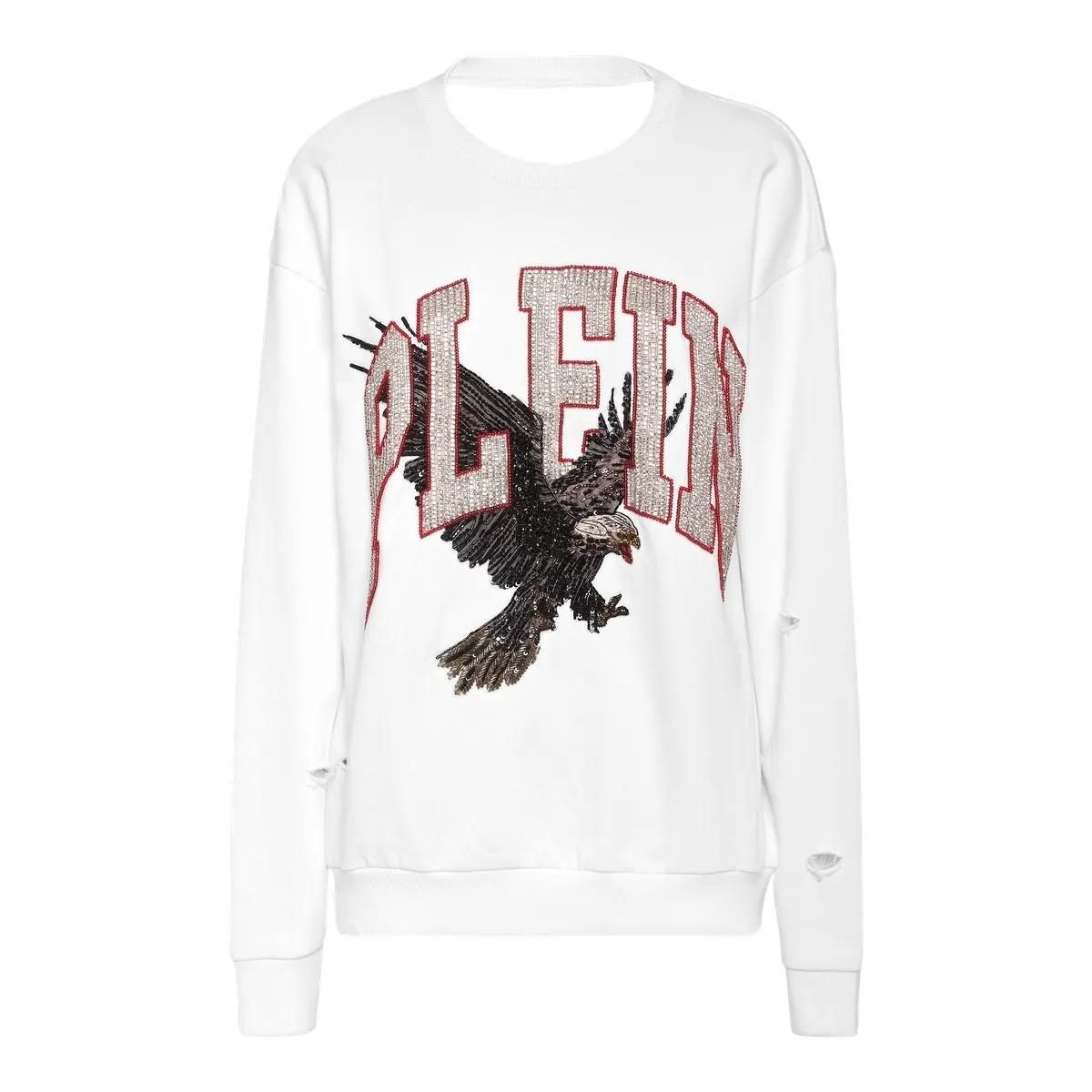 Übergroßes Sweatshirt mit Adler-Grafik