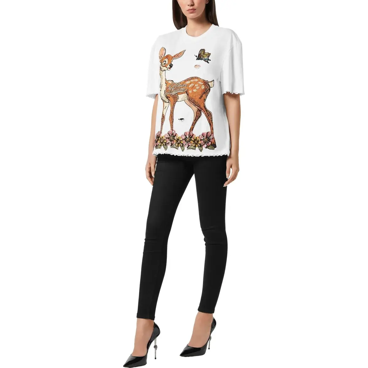 T-Shirt aus Baumwolljersey mit Grafikprint