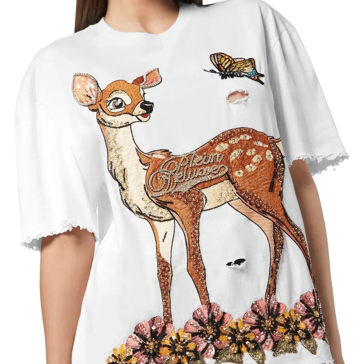 T-Shirt aus Baumwolljersey mit Grafikprint