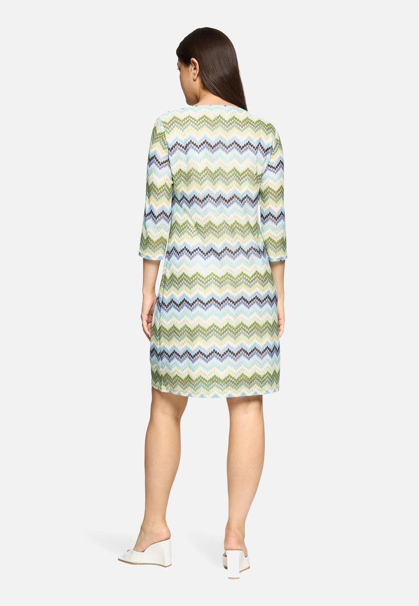 Etuikleid mit Zickzackmuster