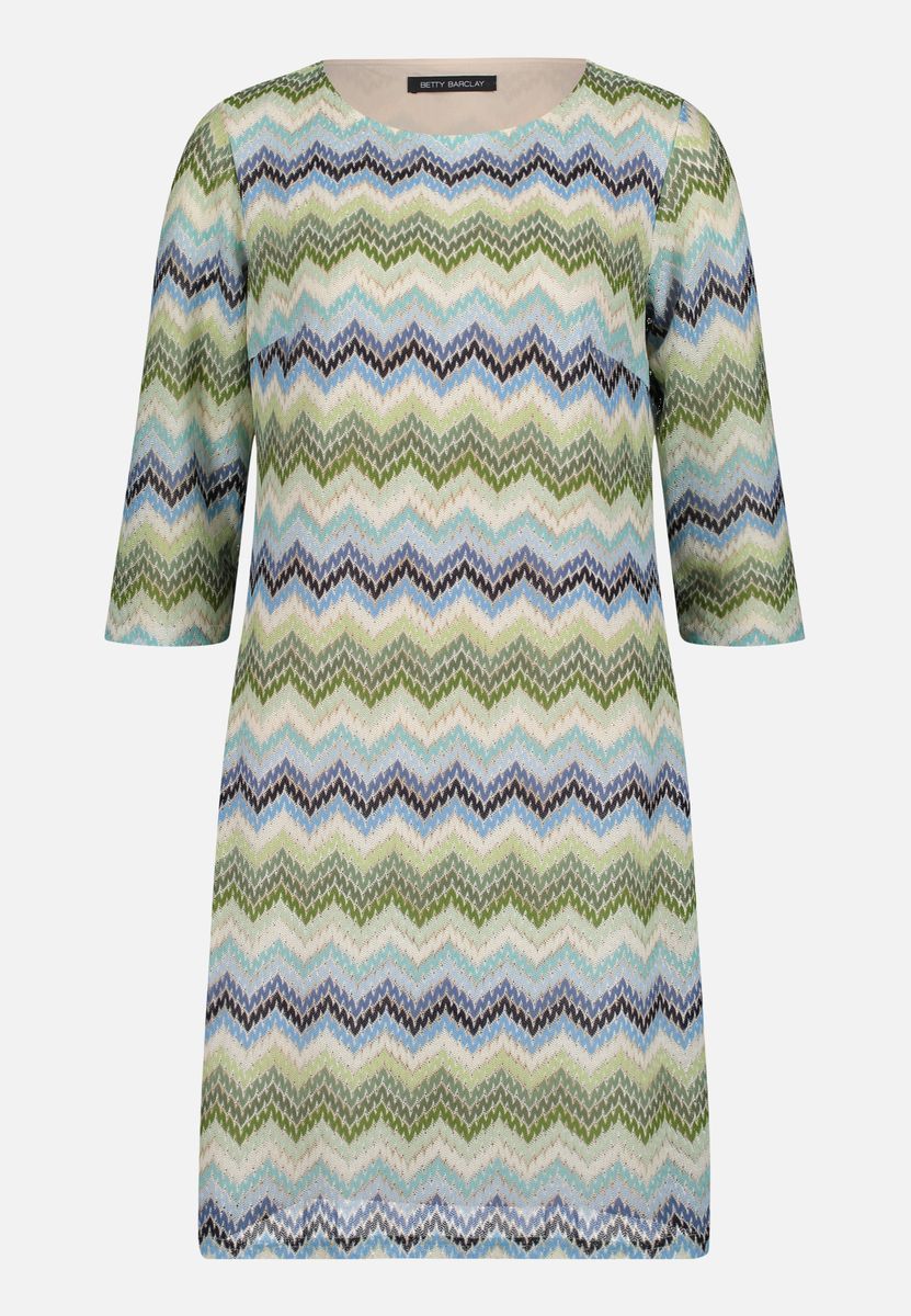 Etuikleid mit Zickzackmuster