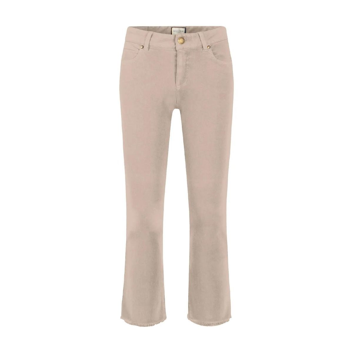 Rosa verkürzte Bootcut-Hose