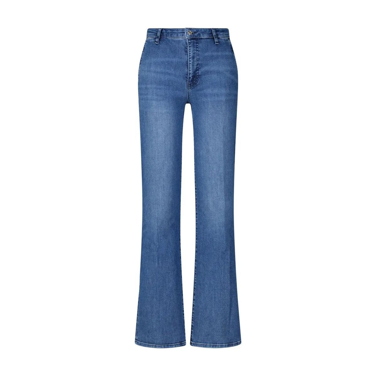 Straight Leg Jeans mit Hoher Taille