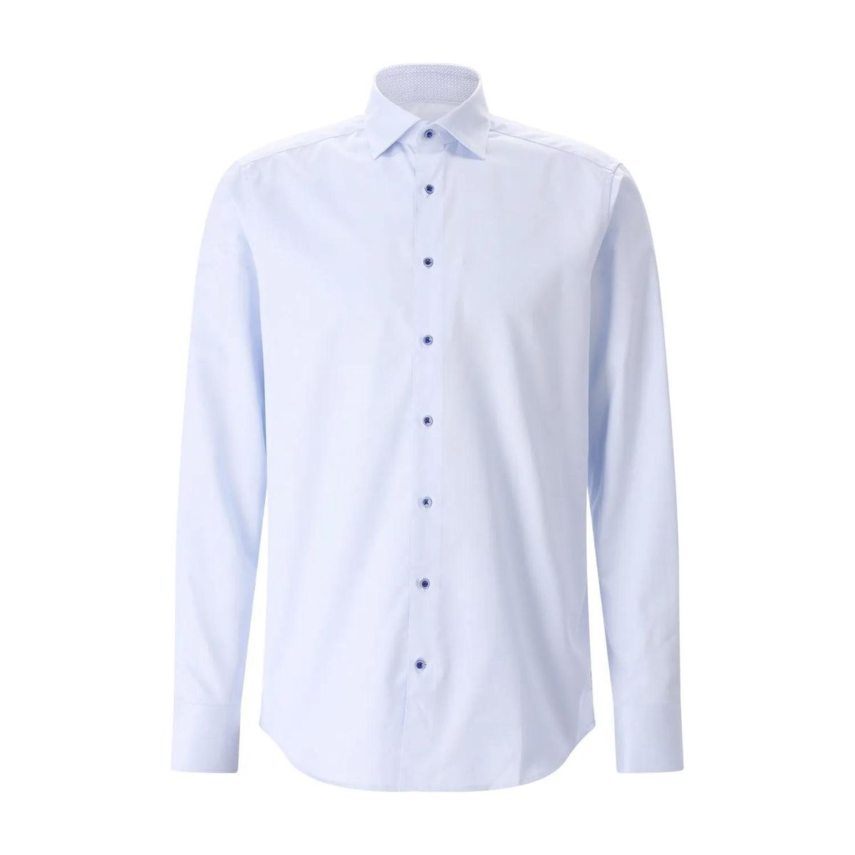 Slim Fit Hellblaues Hemd