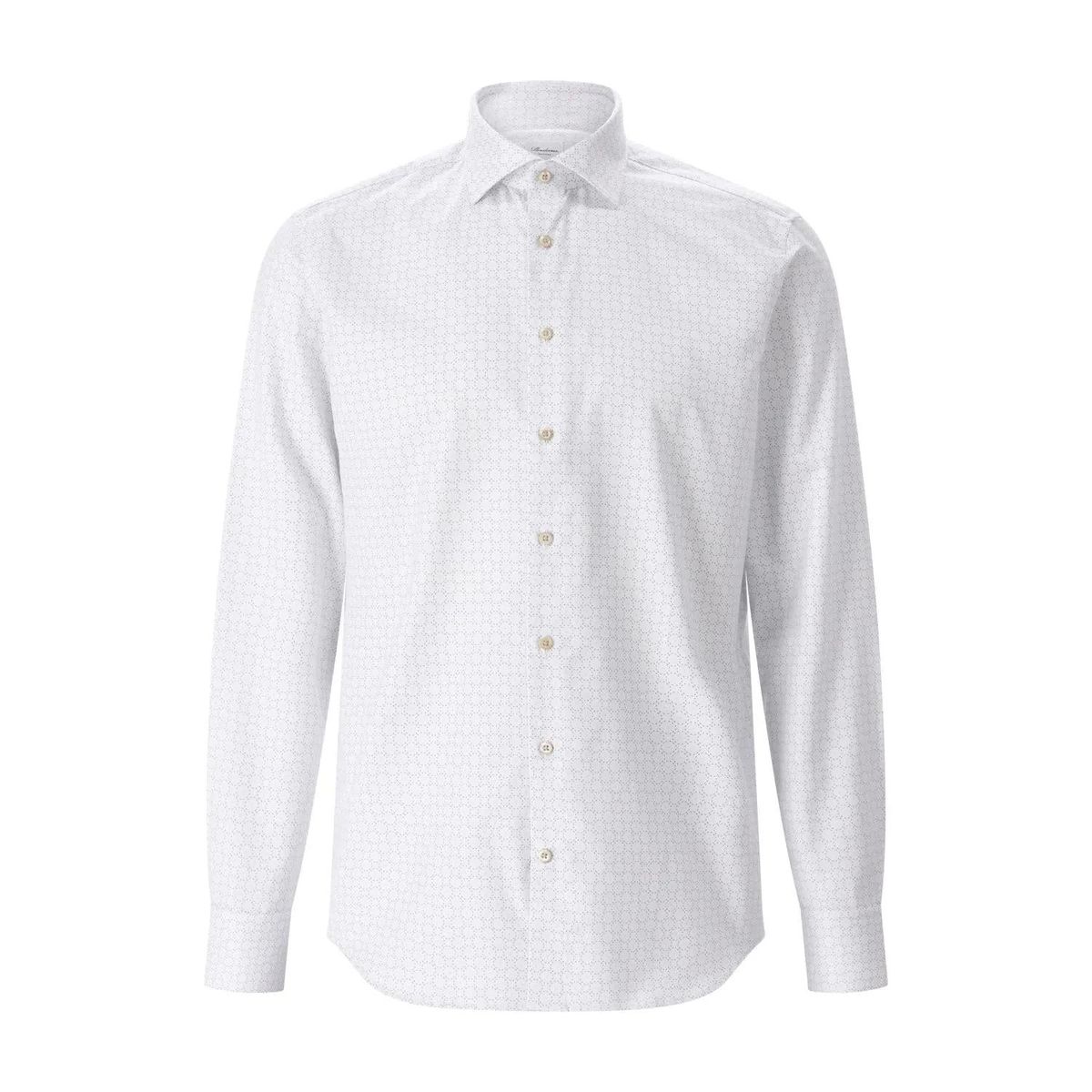 Gemustertes Regular-Fit Langarmhemd