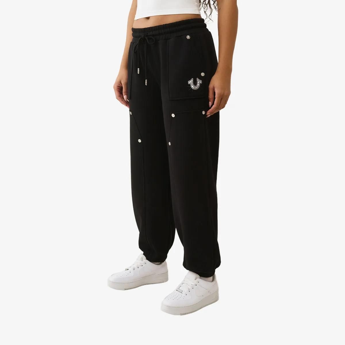 Baggy Fit Studded Carpenter Sweathose
