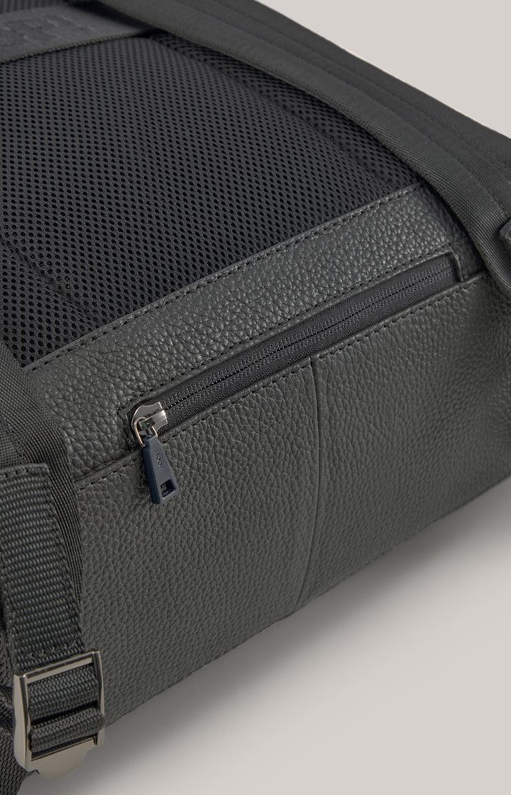 JOOP! Cardona Lars Schwarzer Lederrucksack mit Reißverschluss