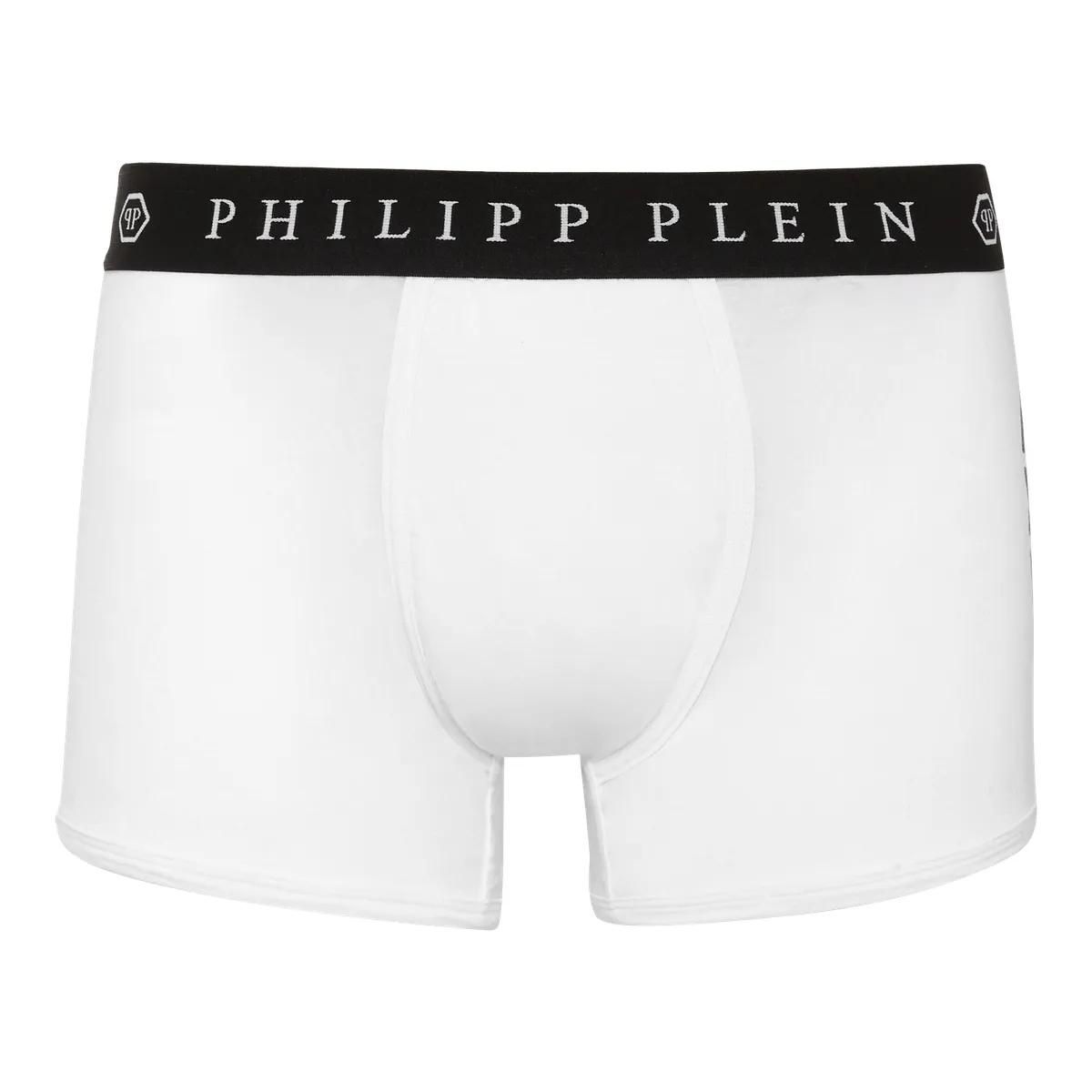 Baumwoll-Boxershorts mit Monogramm-Bund