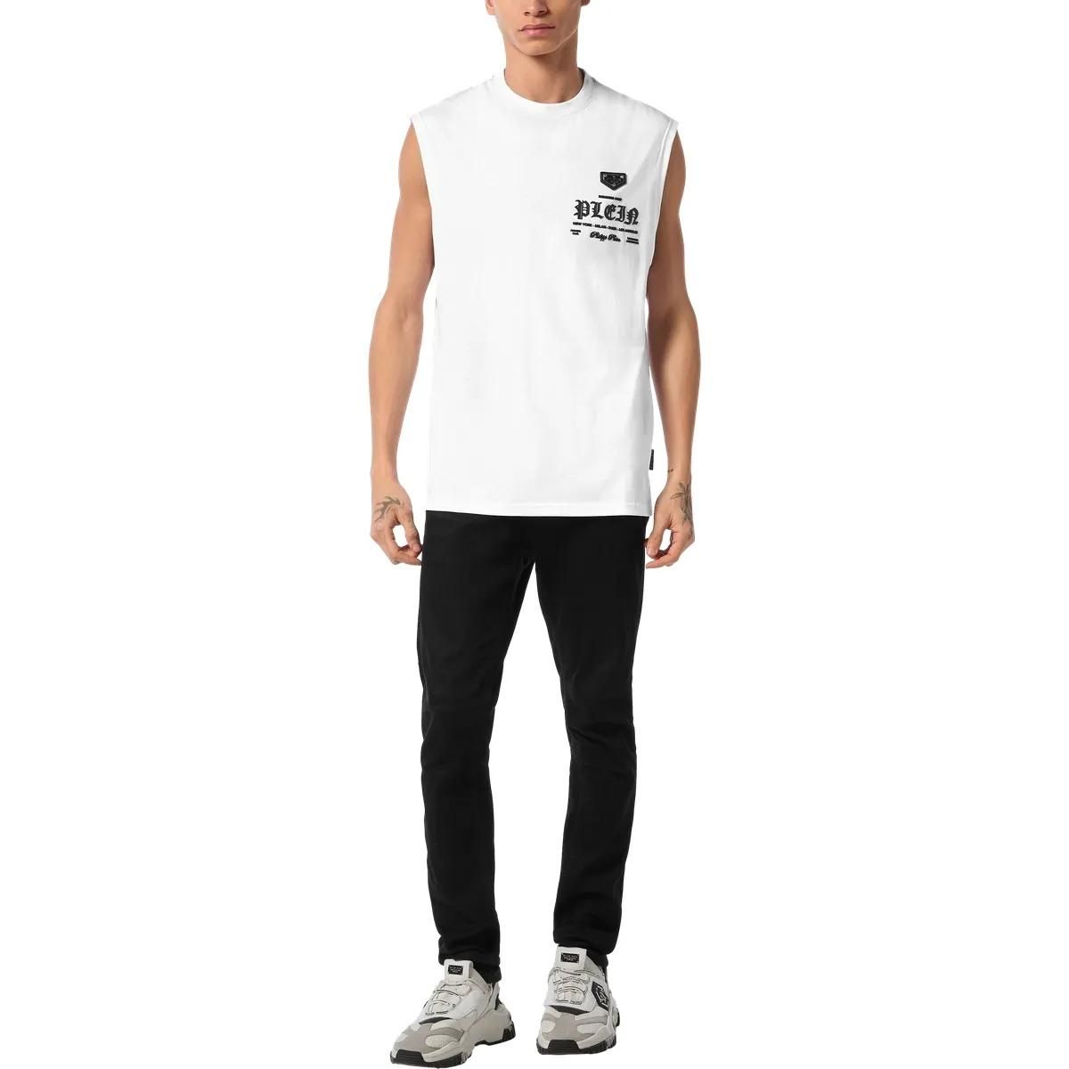 Ärmelloses T-Shirt mit Grafik