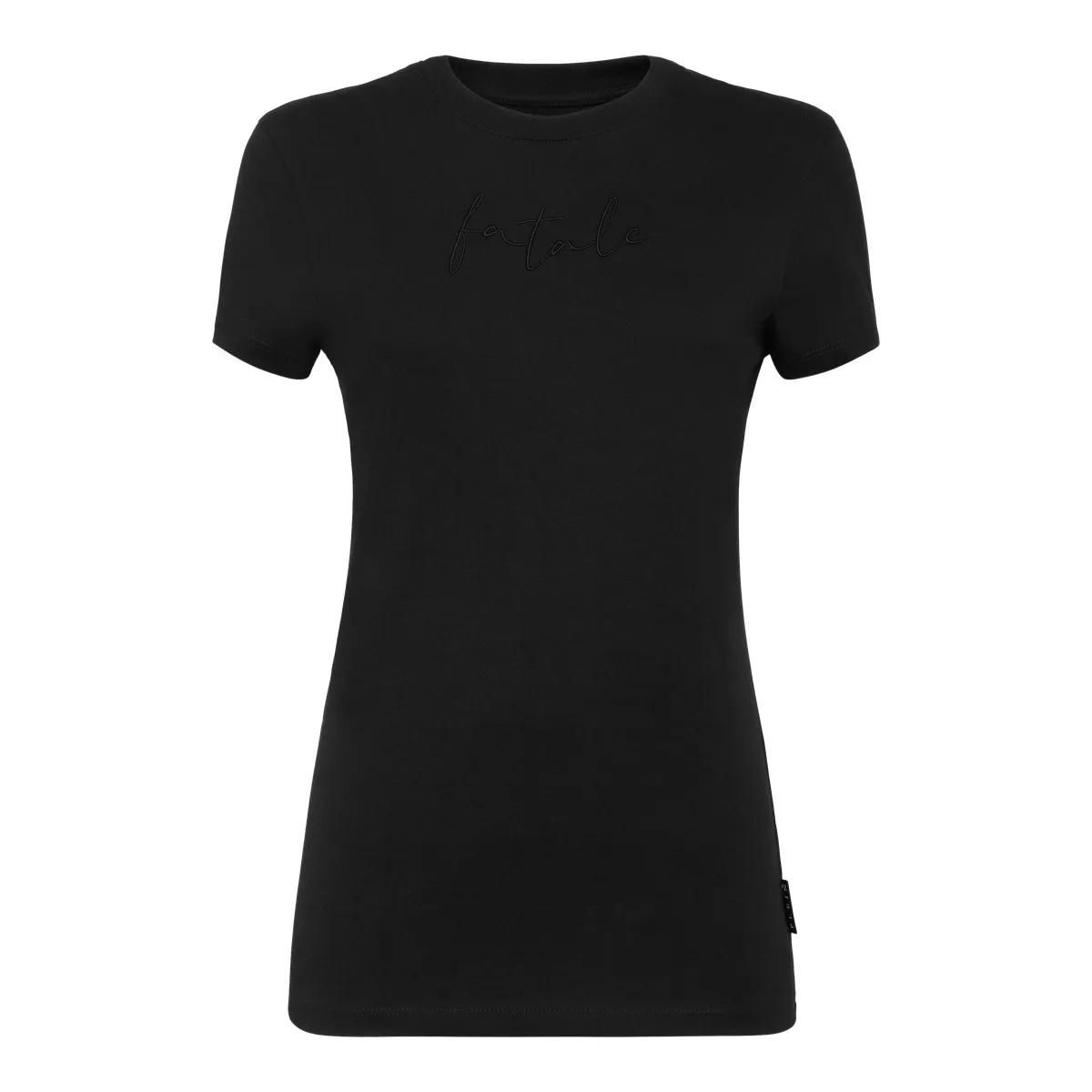 Klassisches Baumwoll-T-Shirt mit Rundhalsausschnitt