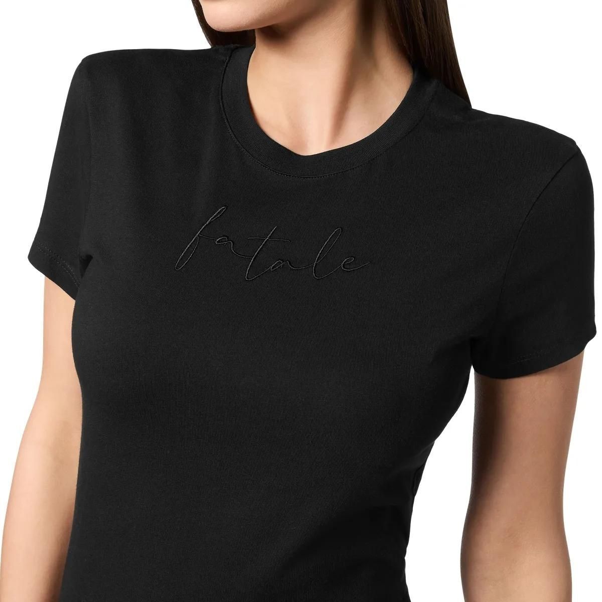 Klassisches Baumwoll-T-Shirt mit Rundhalsausschnitt