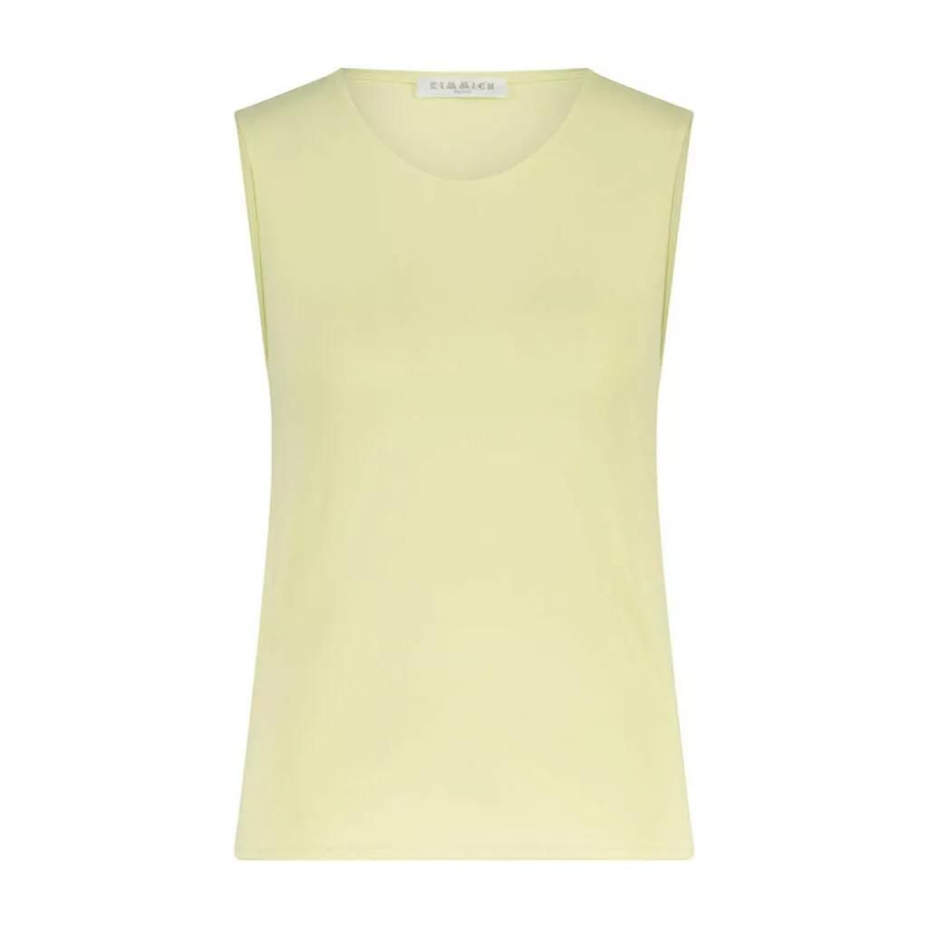 Ärmelloses Rundhals-Crêpe-Top