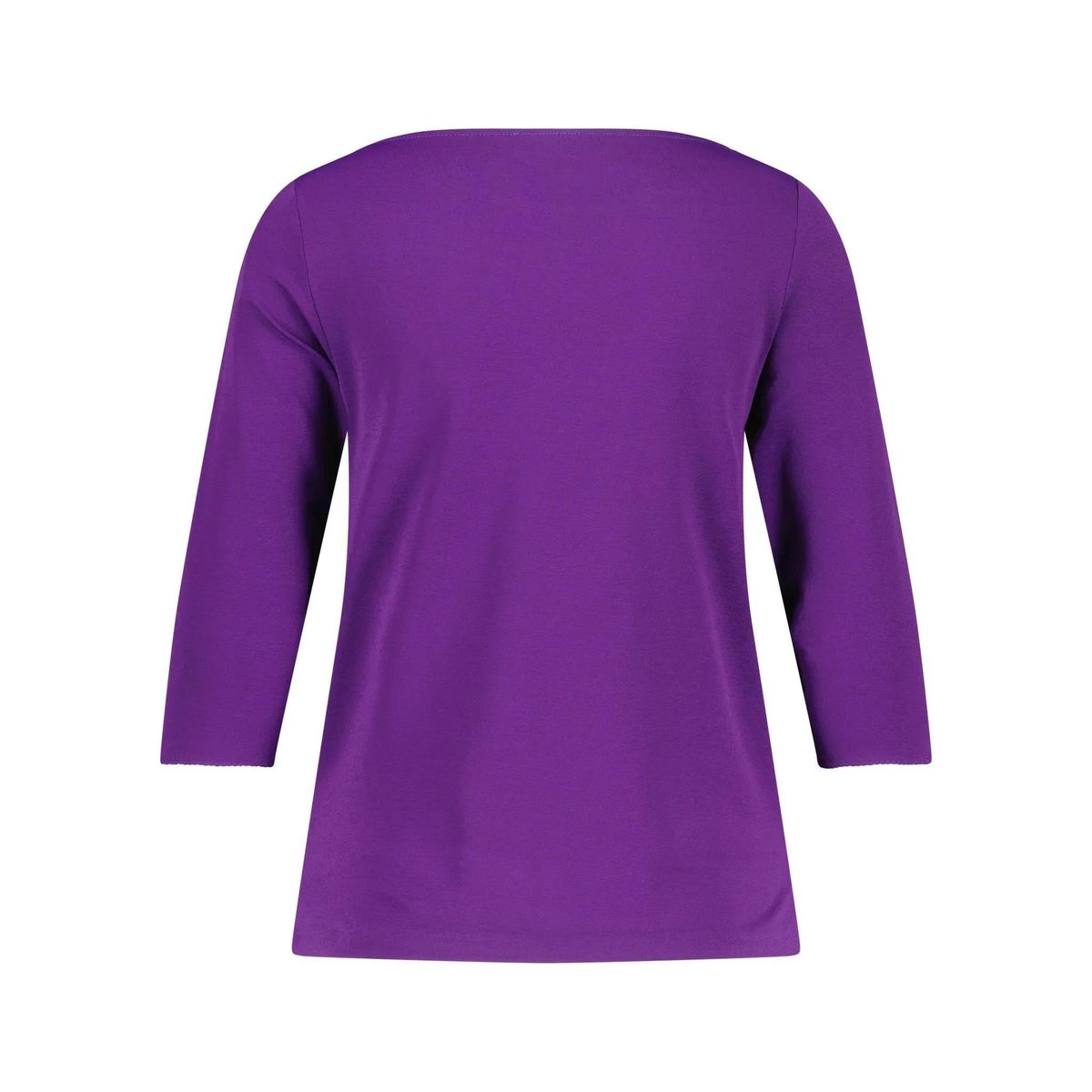 Elegantes Viskose-Crêpe Shirt mit Dreiviertelärmeln