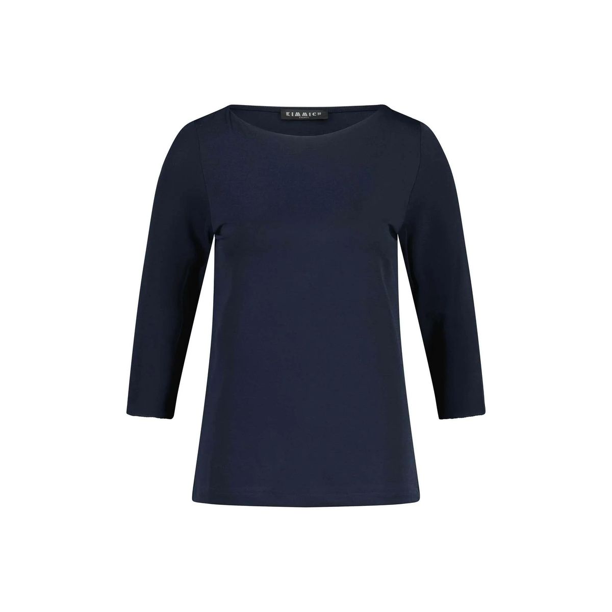 Elegantes Viskose-Crêpe Shirt mit Dreiviertelärmeln