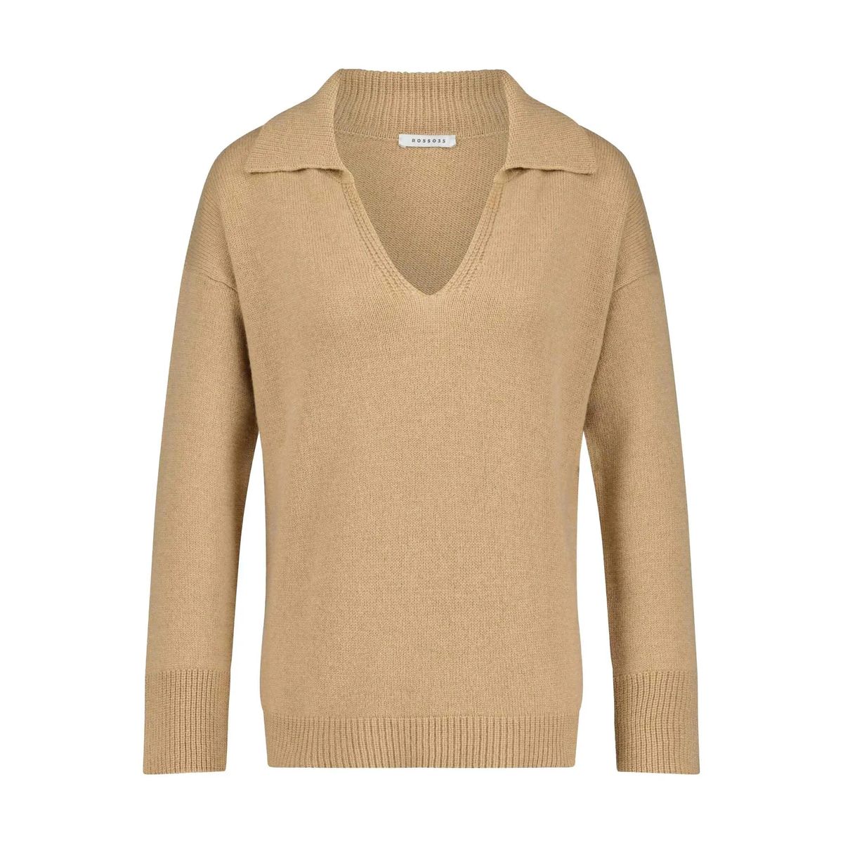 Strickoberteil aus Woll-Seide-Mischung