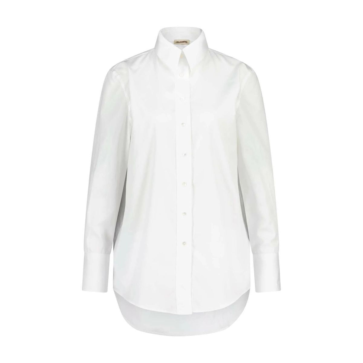 Klassisches Langarm Baumwollhemd