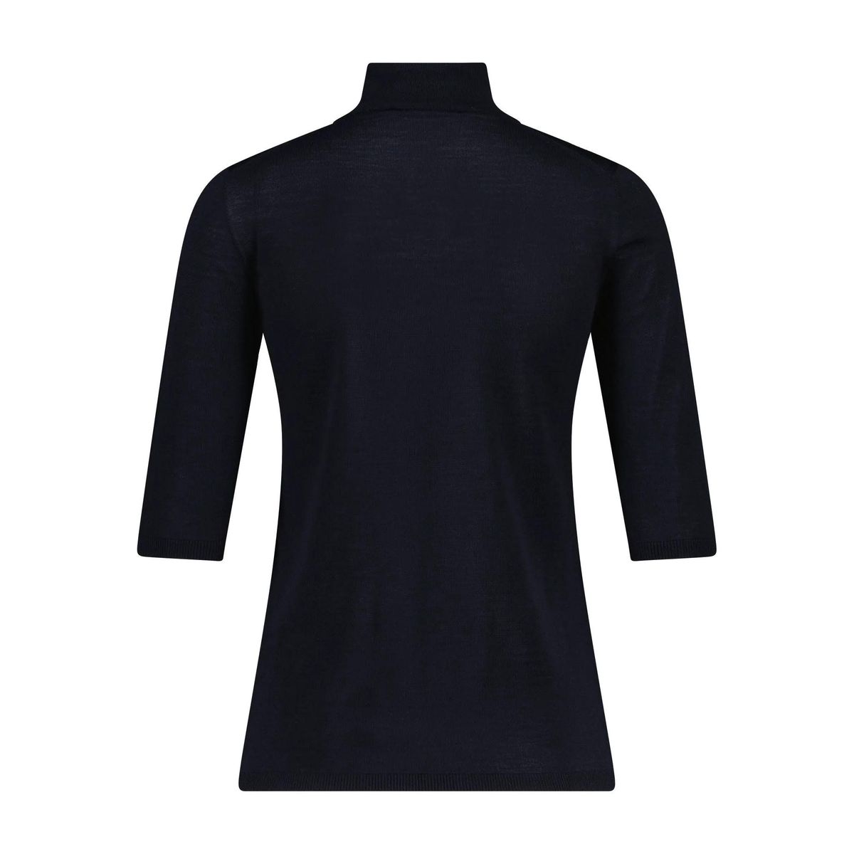 Elegantes Woll-Rollkragentop mit Ellbogenärmeln