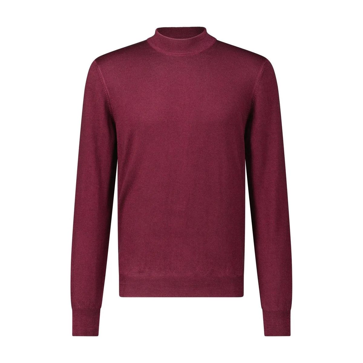 Klassischer Woll-Rollkragen-Strickpullover