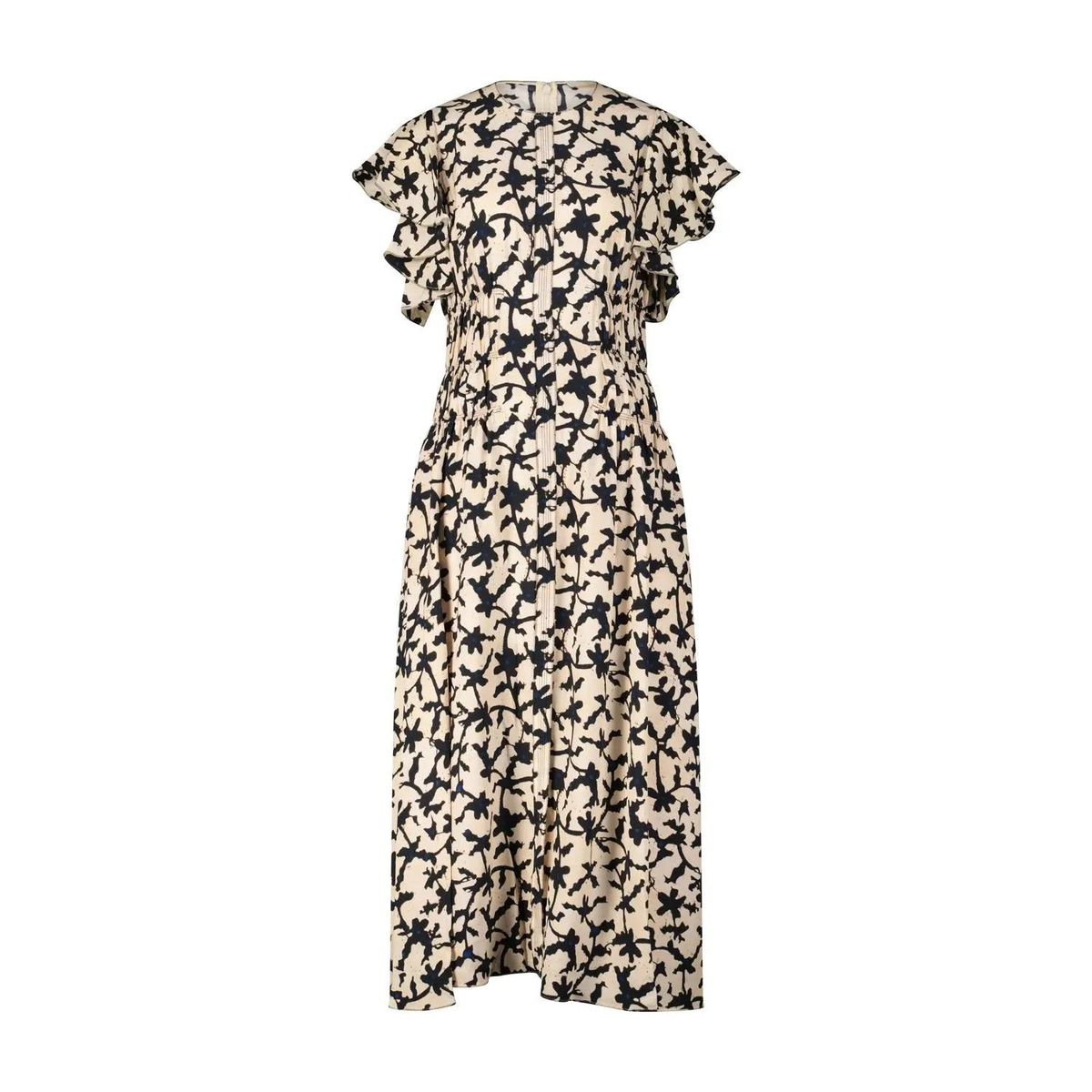 Elegantes Midikleid mit Blumenmuster