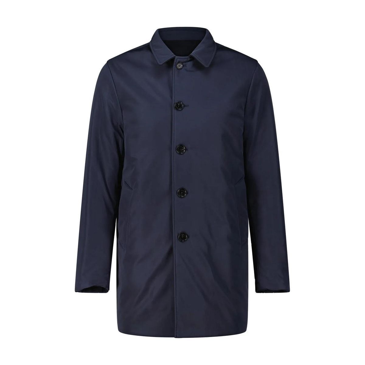 Wendemantel mit Kaschmir-Knopfleiste