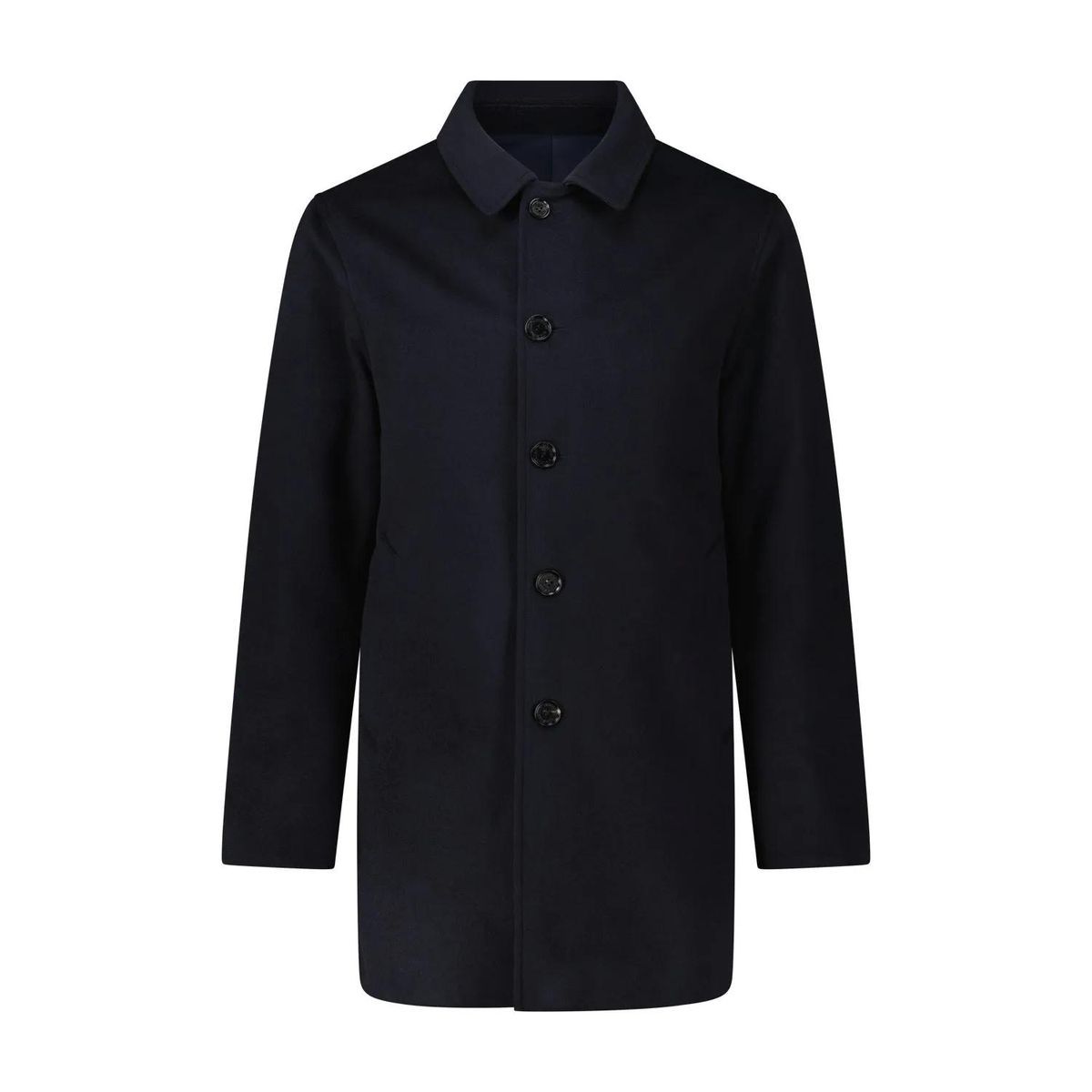 Wendemantel mit Kaschmir-Knopfleiste