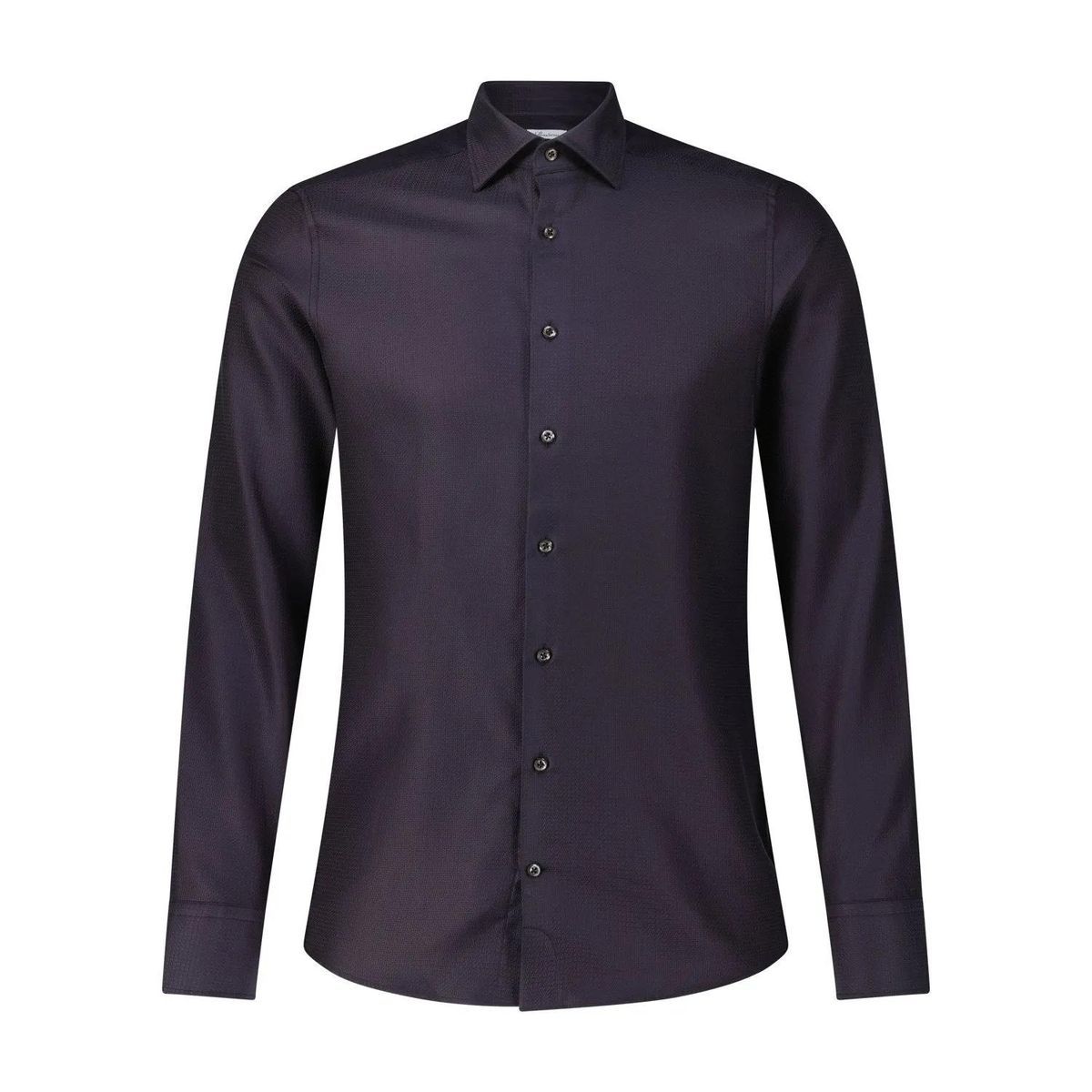 Fein gemustertes Slim-Fit Hemd